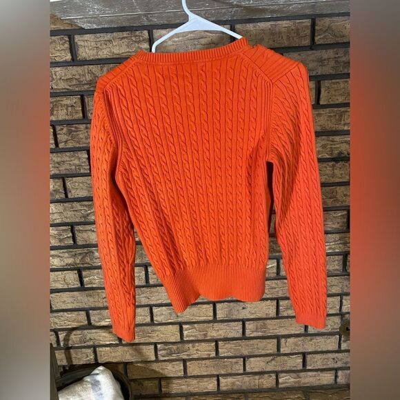 Tommy Hilfiger orange sweater - Picture 3 of 5